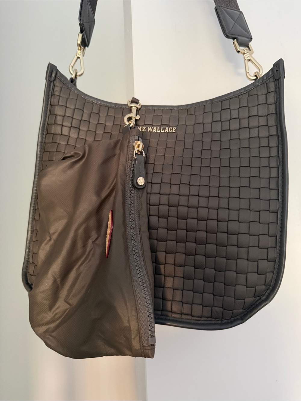 MZ WALLACE WOVEN BOX CROSSBODY BAG New without tags - Picture 2 of 5